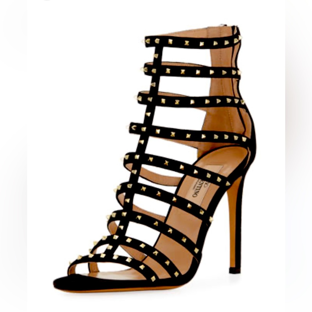 Valentino 105mm Lovestuds Caged Sandal size 8. Never worn.